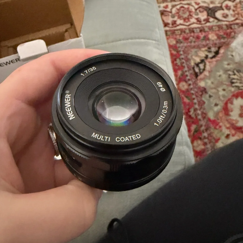 Neewer 35mm F1.7 Large Aperture APS-C Manual Focus Prime Fixed Lens